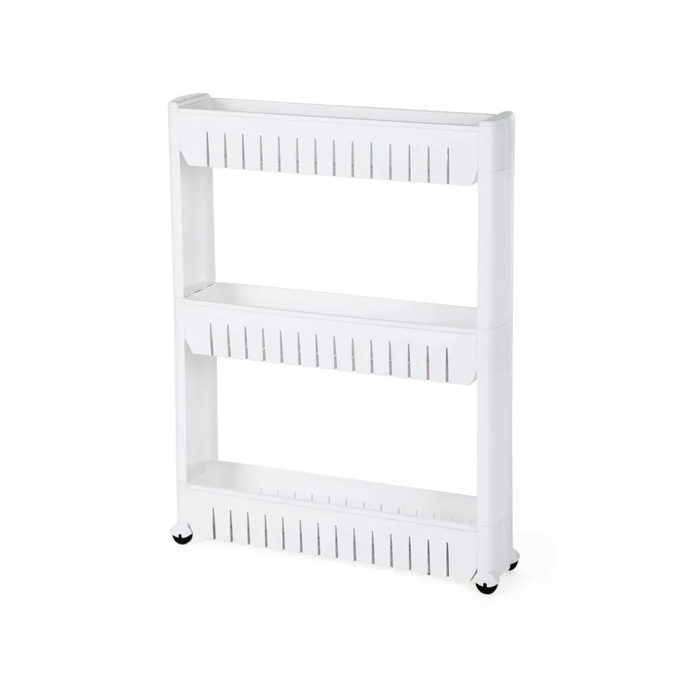 Best SONGMICS Étagère rangement fine 3 niveaux Blanc