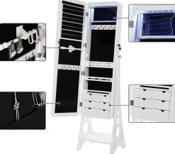 Store SONGMICS Étagère rangement grège