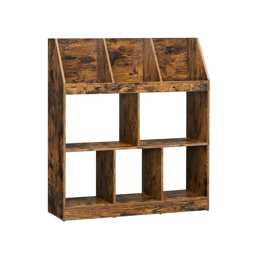 Clearance SONGMICS Étagère rangement rustique Marron Rustique