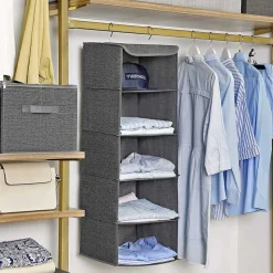 Best SONGMICS Étagère suspendue Gris