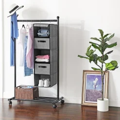 Sale SONGMICS Étagère suspendue Gris