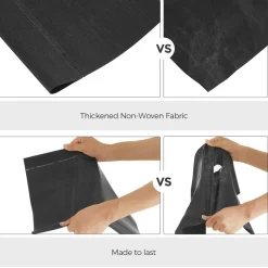 Best Sale SONGMICS Étagère tissu Noir