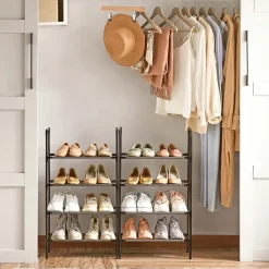 Best Sale SONGMICS Étagère tissu Noir