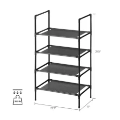 Best Sale SONGMICS Étagère tissu Noir