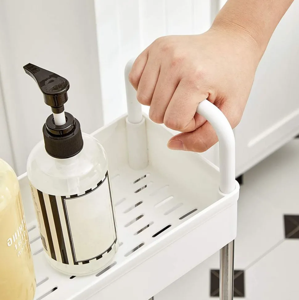 Flash Sale SONGMICS Étagère étroite blanc