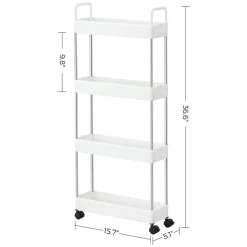 Flash Sale SONGMICS Étagère étroite blanc