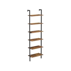 Hot SONGMICS Étagère WC façon grange Brun Vintage Noir