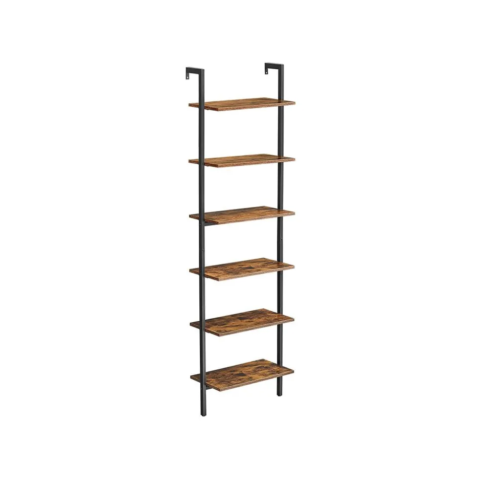 Hot SONGMICS Étagère WC façon grange Brun Vintage Noir