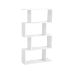 Outlet SONGMICS Étagères 4 casiers en S