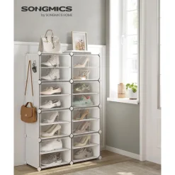 Cheap SONGMICS Étagères chaussures 8 niveaux Noir