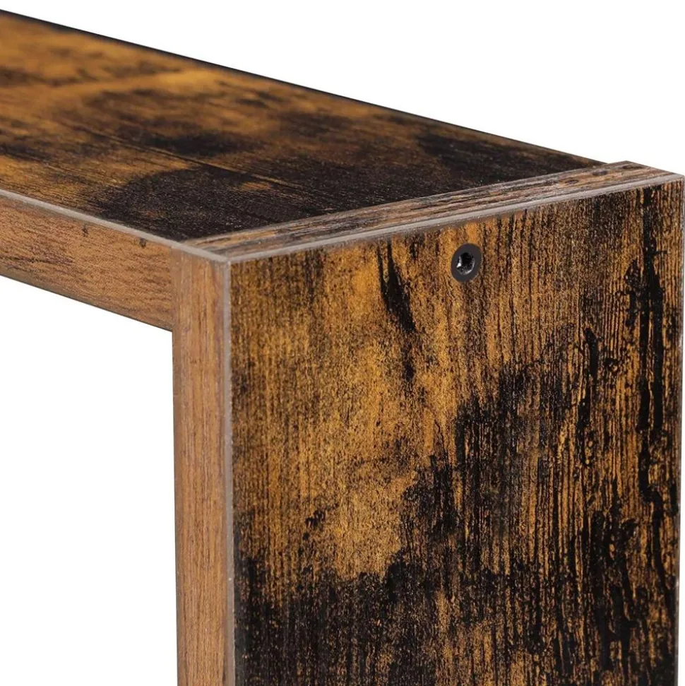 Store SONGMICS Étagères murales Marron Rustique