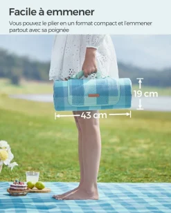 Flash Sale SONGMICS Tapis de plage Blanc