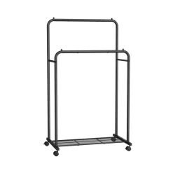 Best SONGMICS Étendoir à linge acier inoxydable hauteur 150 cm blanc et argent Noir