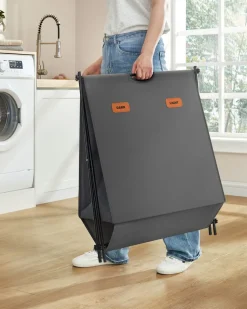 Outlet SONGMICS Étendoir à linge avec étagère blanc nuage