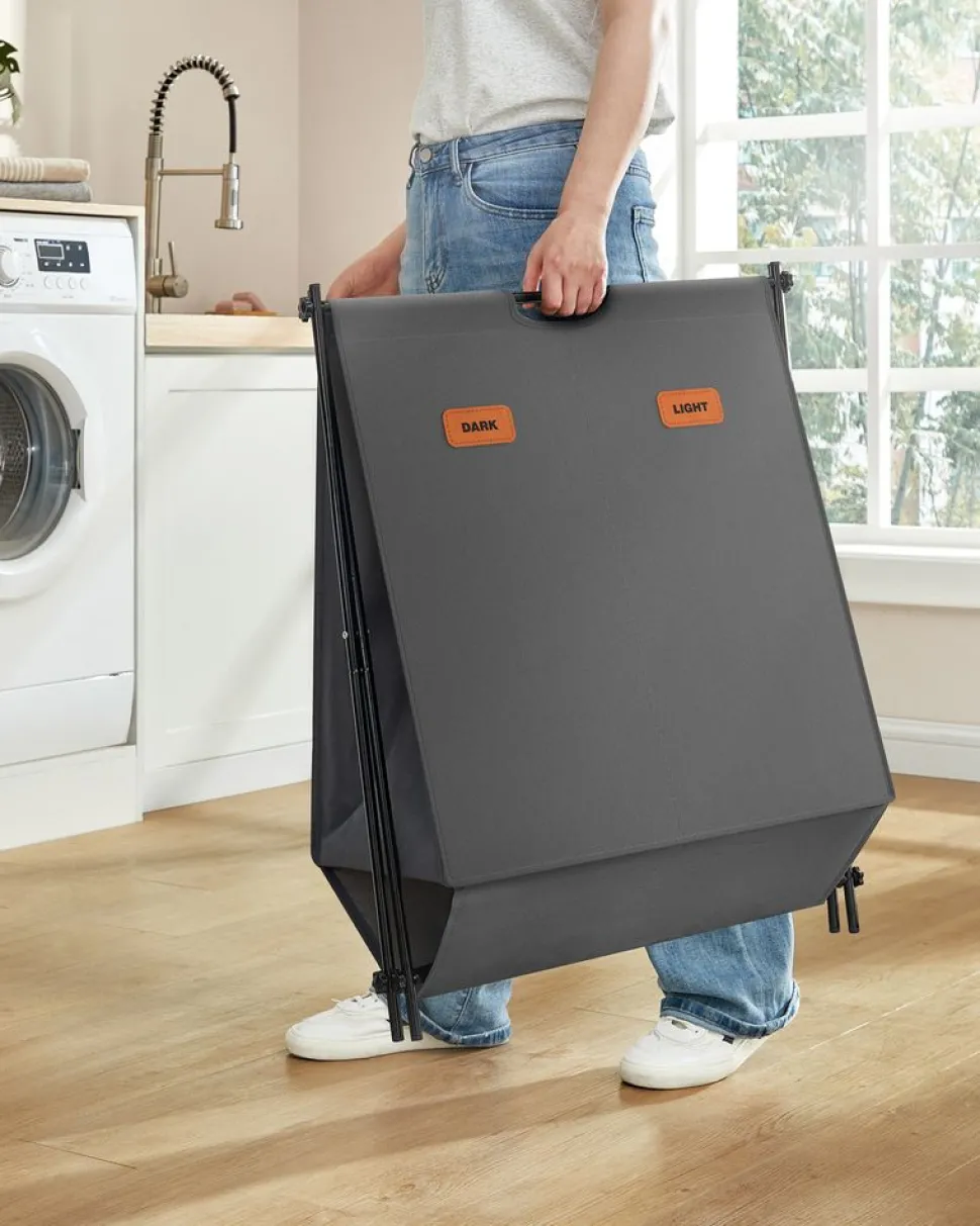 Outlet SONGMICS Étendoir à linge avec étagère blanc nuage