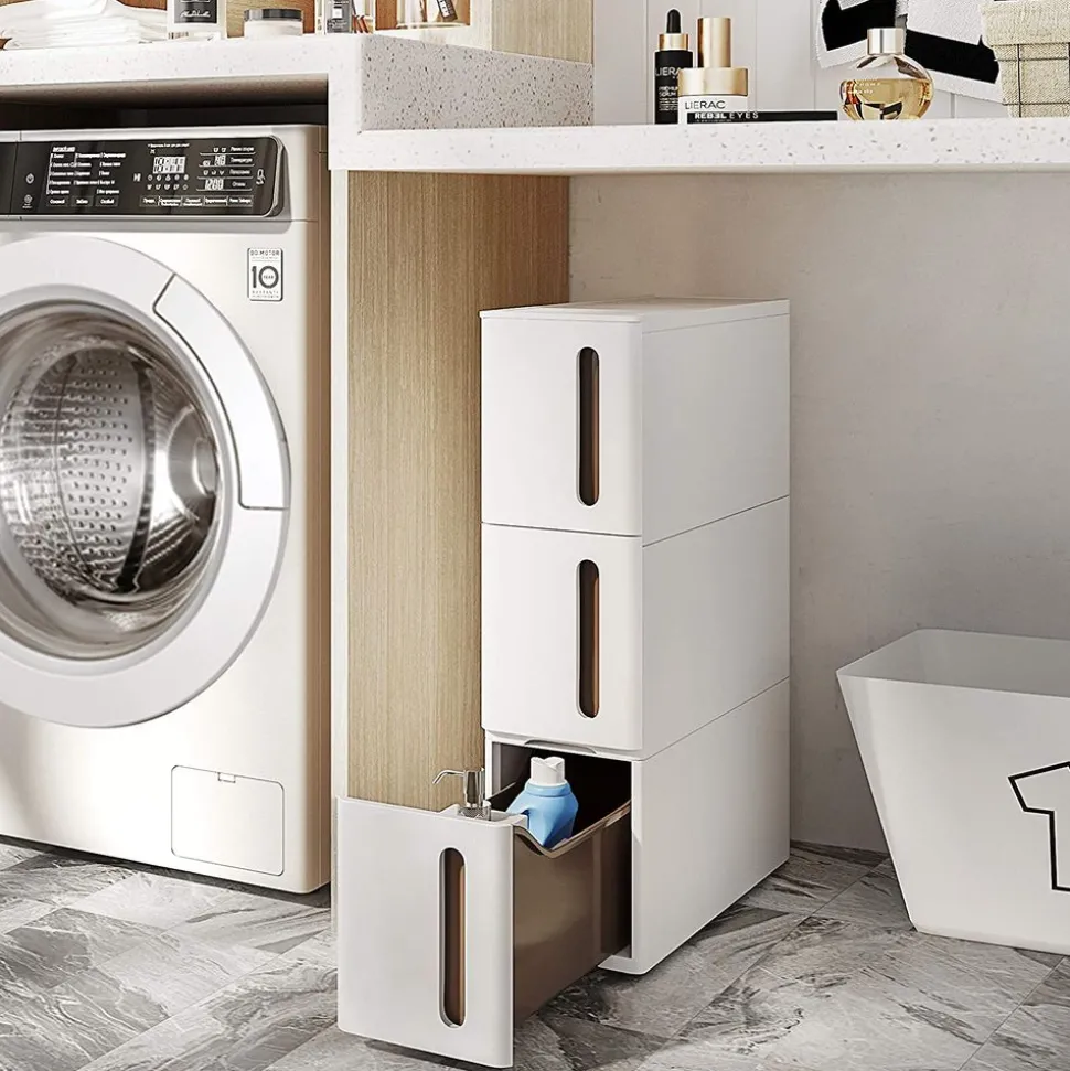 Outlet SONGMICS Tour de rangement sur roulettes Blanc