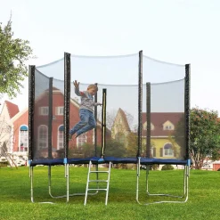 Clearance SONGMICS Trampoline extérieur 244Ø pour jardin