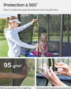 Hot SONGMICS Trampoline filet 305 cm
