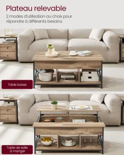 Clearance SONGMICS Valise de maquillage haute Noir