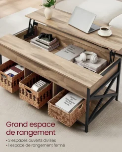 Clearance SONGMICS Valise de maquillage haute Noir