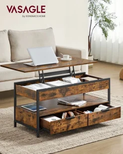 Clearance SONGMICS Valise de maquillage haute Noir