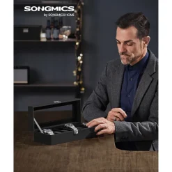 Store SONGMICS Valise de maquillage noir