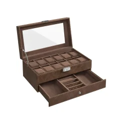 Store SONGMICS Valise maquillage croco Noir