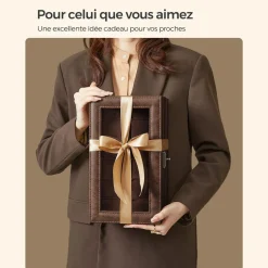 Store SONGMICS Valise maquillage croco Noir