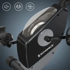 Store SONGMICS Vélo d’appartement noir et gris