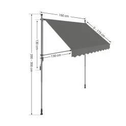 Shop SONGMICS Voile d'Ombrage 3 x 3 m