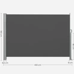 Store SONGMICS Voile d’Ombrage 3 x 5 m