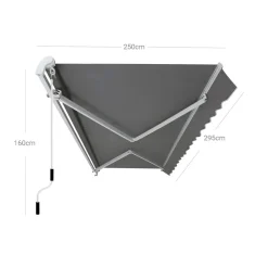 Fashion SONGMICS Voile d’ombrage  3 x 4 m sable