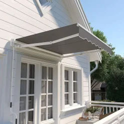 Discount SONGMICS Voile d'ombrage  5 x 5 m sable Fauteuil à bascule gris