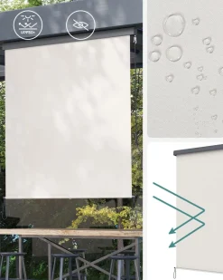 Hot SONGMICS Voile d'ombrage anthracite